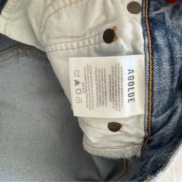 Agolde Kye Mid Rise Straight Crop Jeans - Picture 8 of 14